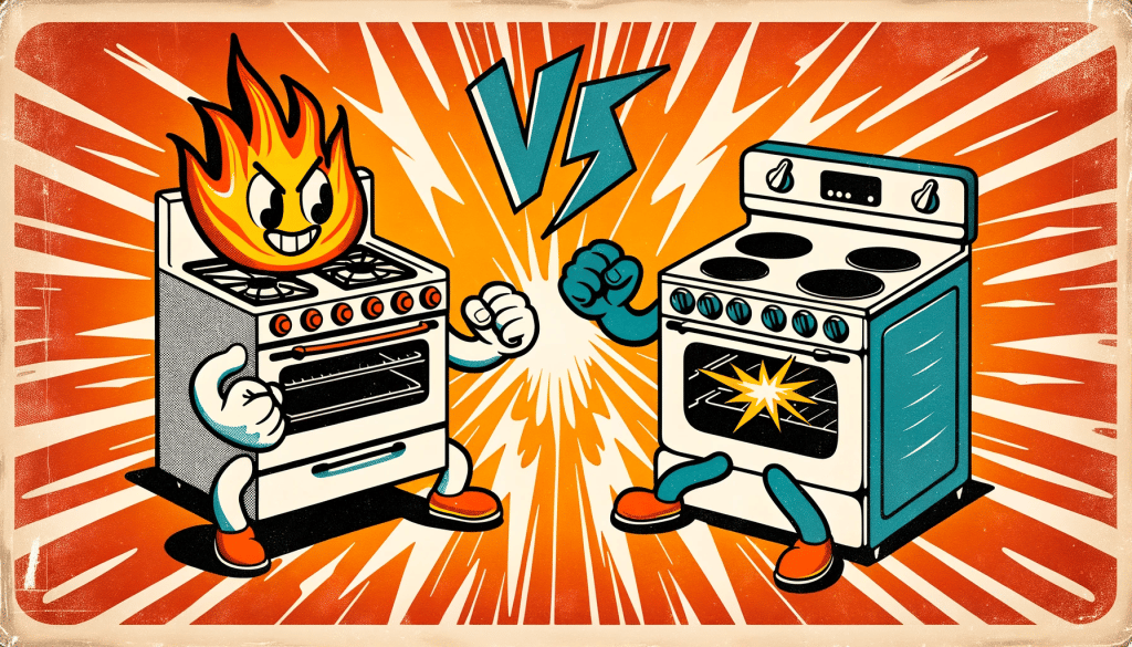 Cartoonish gas vs electric oven repair in Ottawa