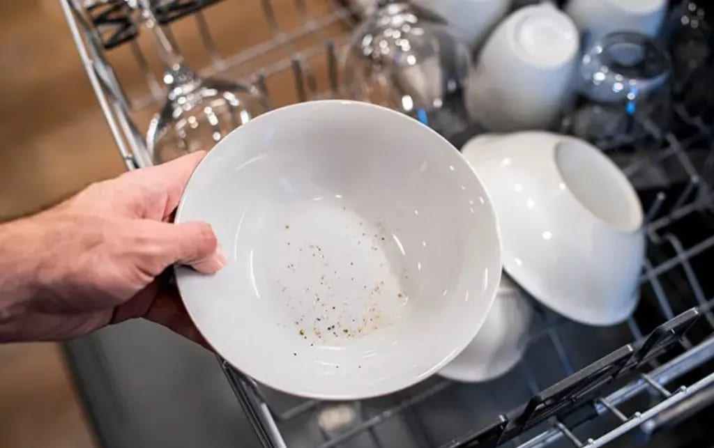 dishes are dirty after the cycle